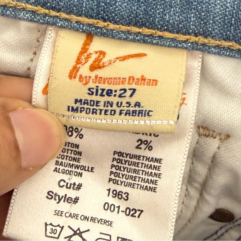 CITIZENS OF HUMANITY Kelly 001 Y2K Low Rise Flare Jeans 27x32 - Picture 4 of 10